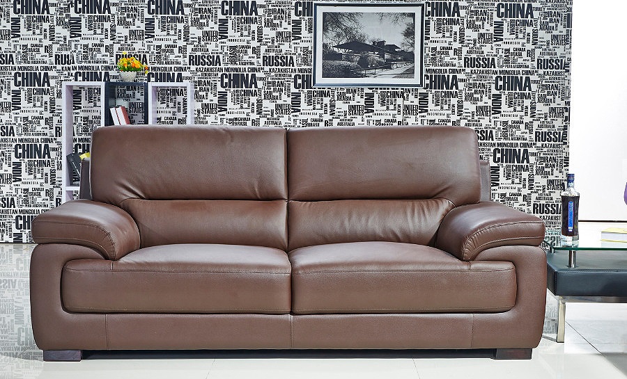 Mia Leather Sofa Lounge Set